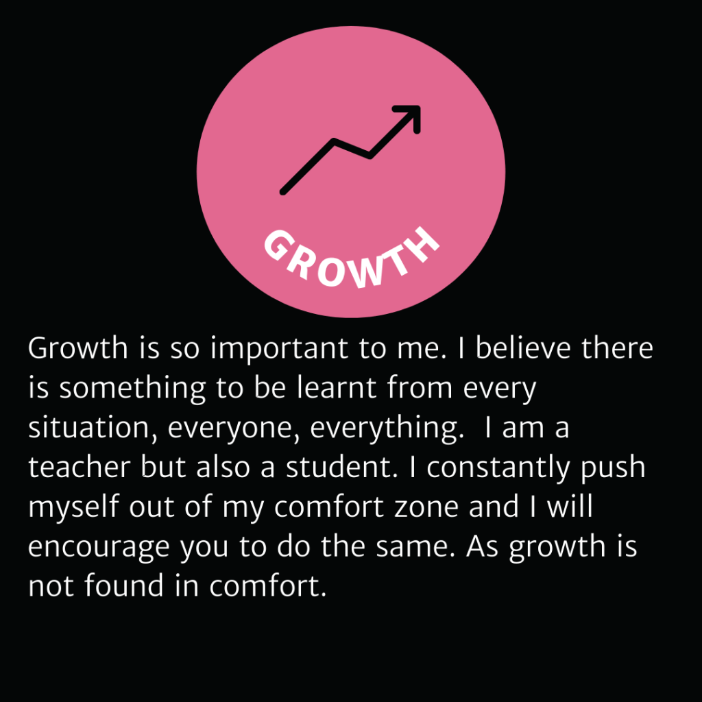 Growth. Teacher and student. Out of comfort zone. 